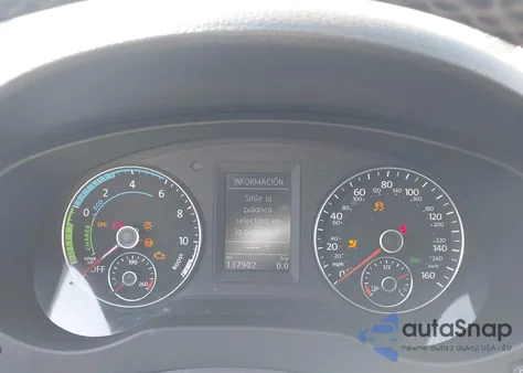 2013 Volkswagen Jetta Hybrid Sel Premium из США, поврежденный, VIN 3VW637AJ6DM300238